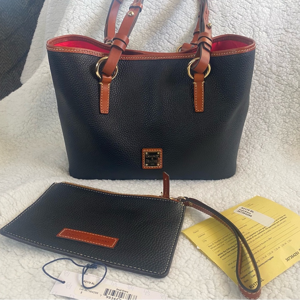 Dooney & Bourke Small Briana pebble leather tote
